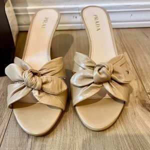 Beige Prada Heels
